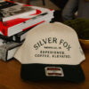 Black & Neutral Silver Fox Two-Tone Hat