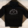 Black Hoodie with White Silver Fox Logo