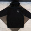 Black Hoodie with White Silver Fox Logo